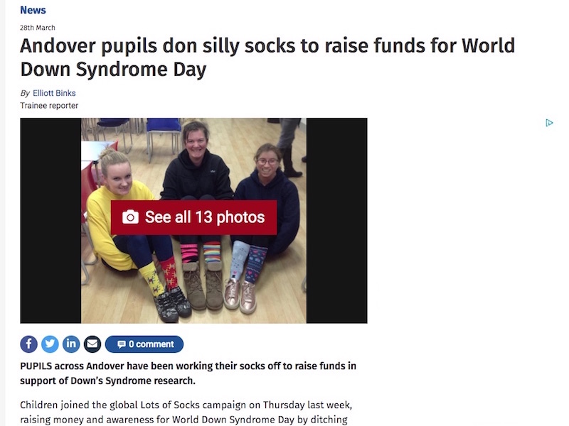 Andover Advertiser Article